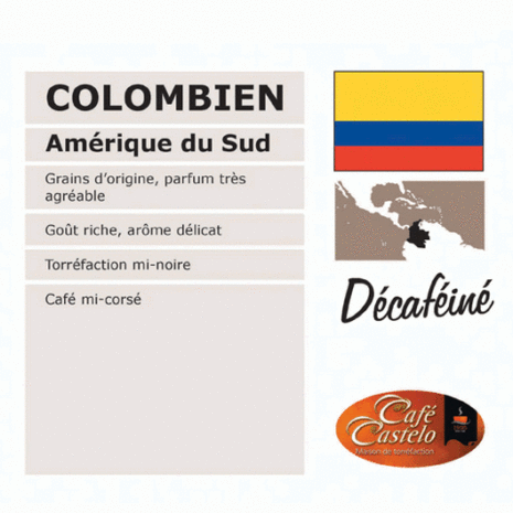 *COLOMBIEN DÉCAFÉINÉ* (Colombie)