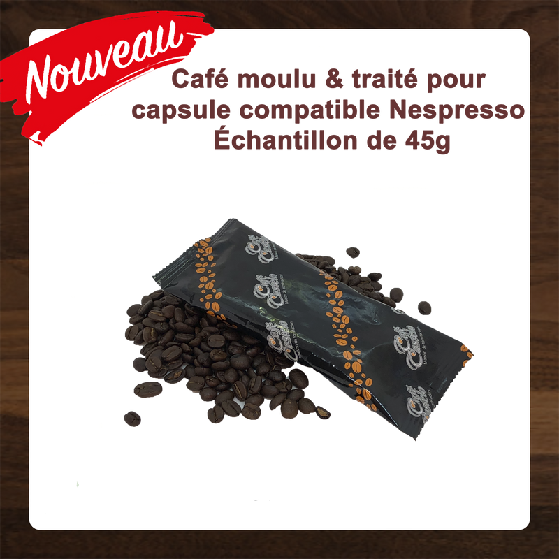 Deca Dolce - Café moulu et traité pour capsule réutilisable