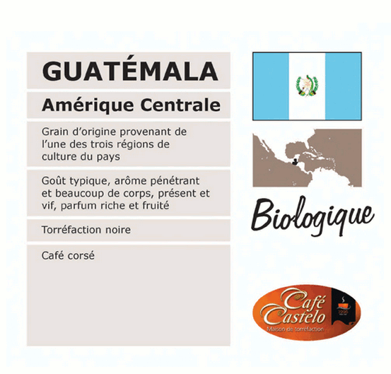 Biologique Guatemala (Capsules compatible système d'infusion Keurig)