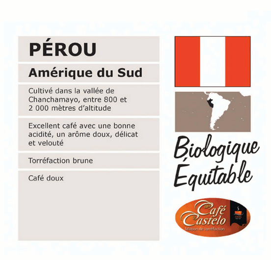 *PÉROU BIOÉQUITABLE* (Pérou-Amérique du Sud)