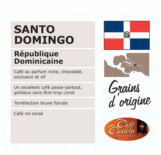 Santo-Domingo (Capsules compatible système d'infusion Keurig)